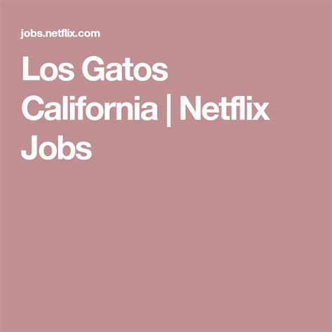 Upload your resume. . Los gatos jobs